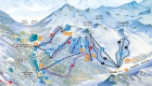 Pistekaart van Schöneben-Haideralm 2 Länder Skiarena.